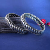 Lustrella silver bangle